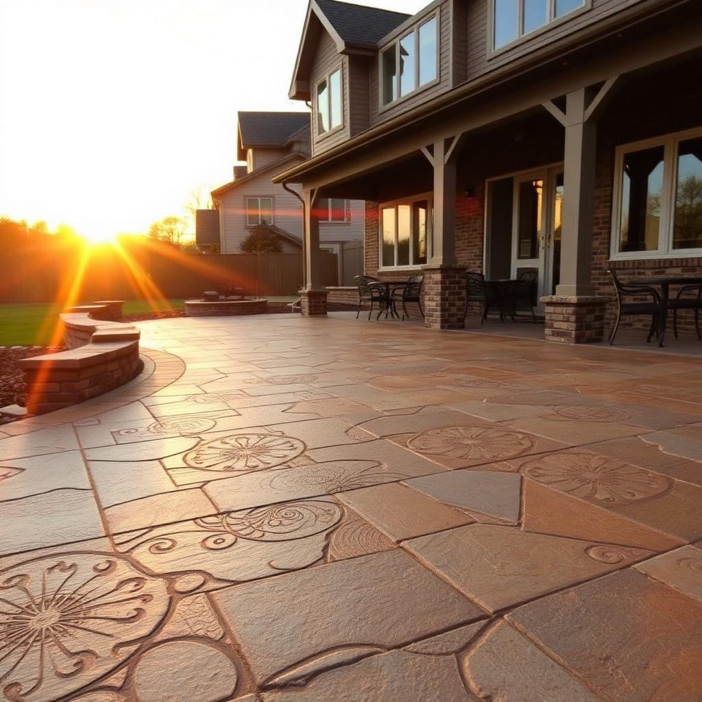 Stamped Patio